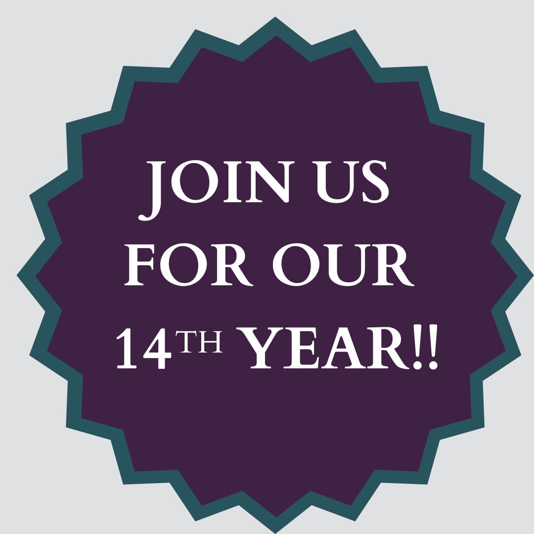2026 JOIN US FOR OUR 14TH YEAR!!